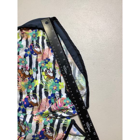 BUC-EE Colorful Floral Women's Athletic Shorts - Picture 6 of 6